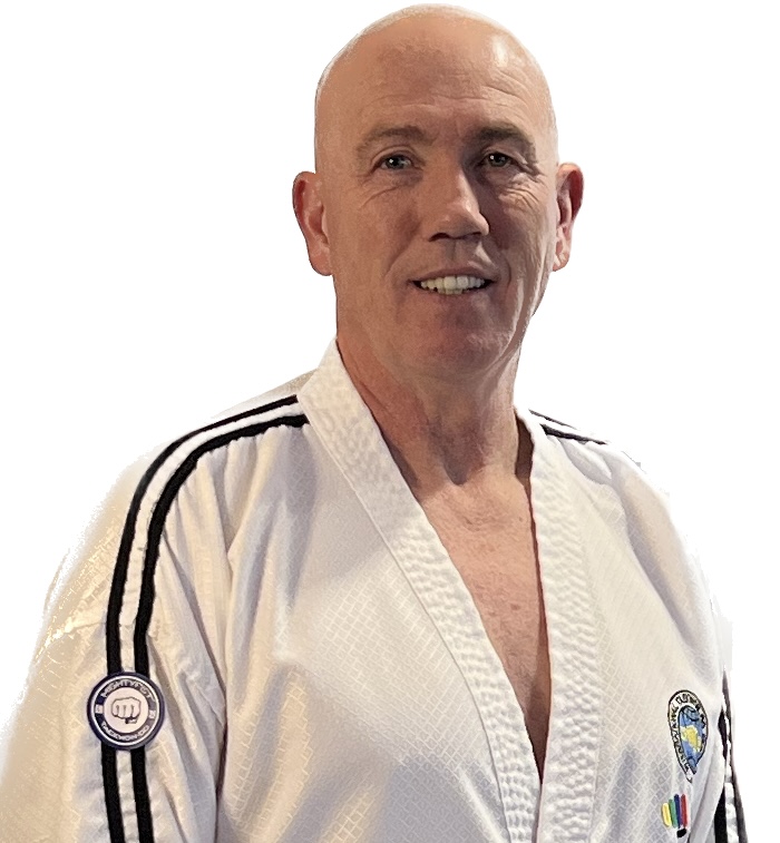 Master Michael Barker in his martial arts uniform